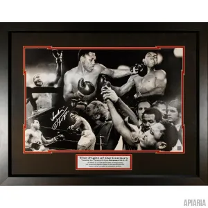 Joe Frazier Autographed "Fight of the Century" Collage