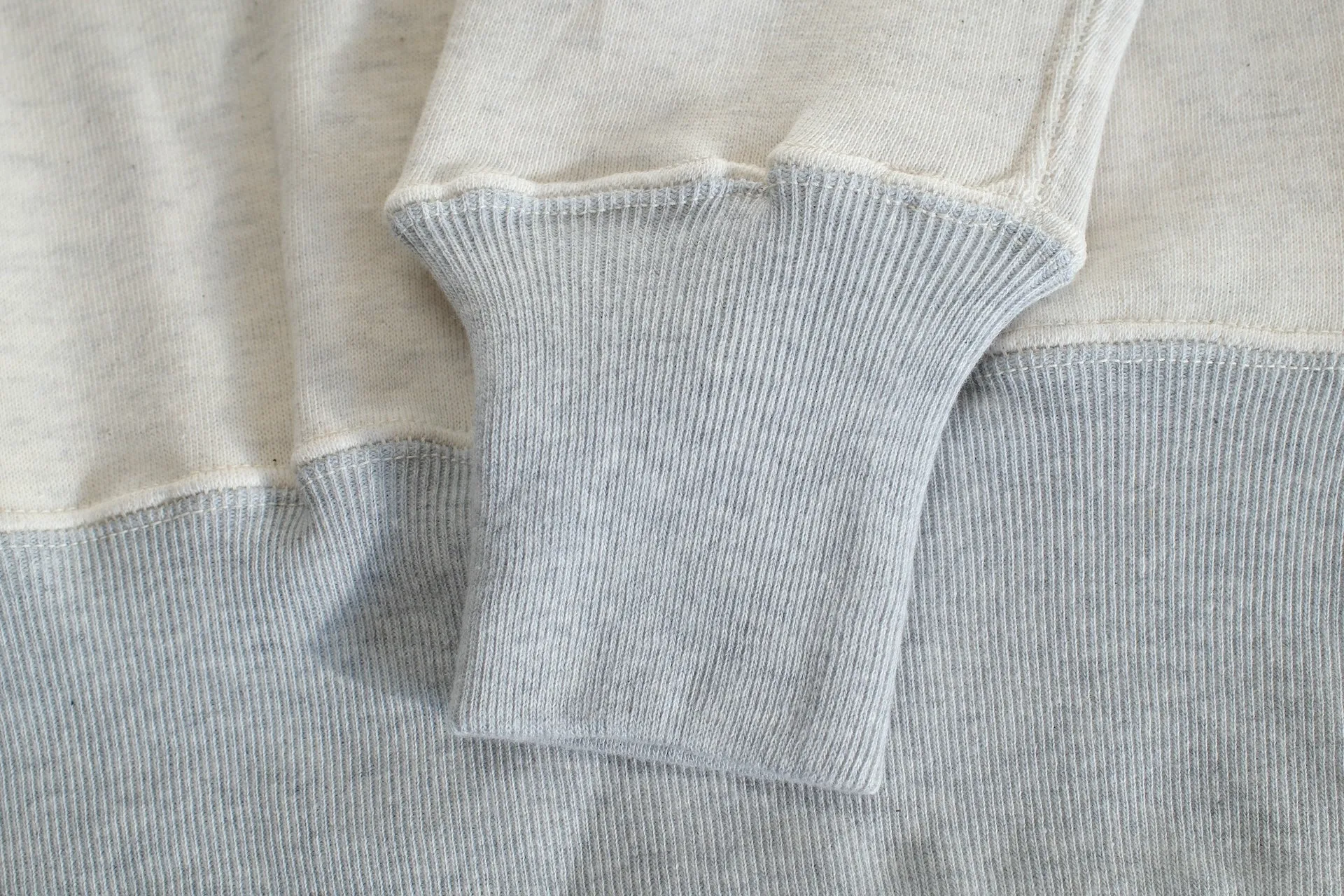 John Gluckow X Warehouse Co. 10oz Loopwheeled Classic Sweatshirt (Ash Grey)