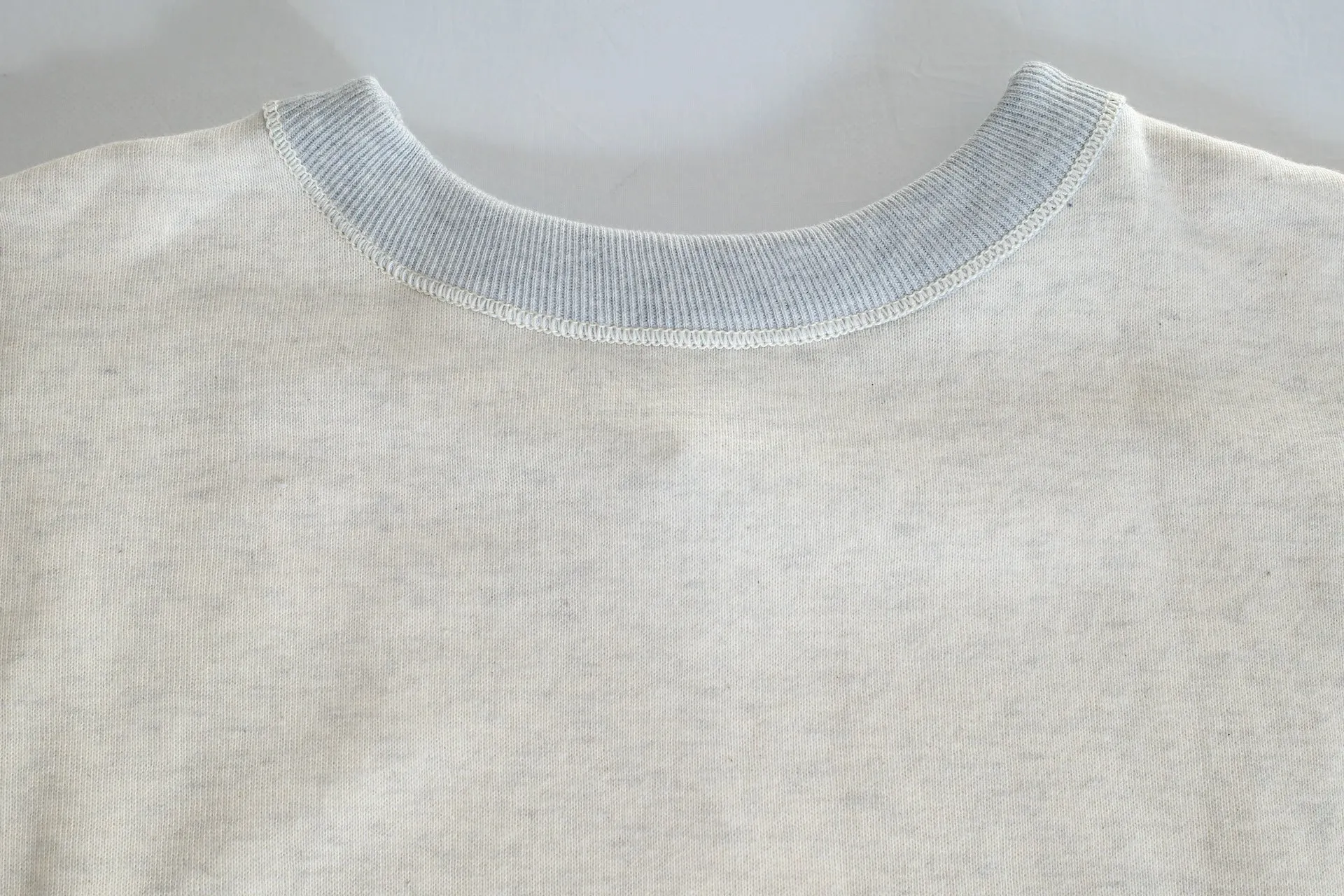 John Gluckow X Warehouse Co. 10oz Loopwheeled Classic Sweatshirt (Ash Grey)