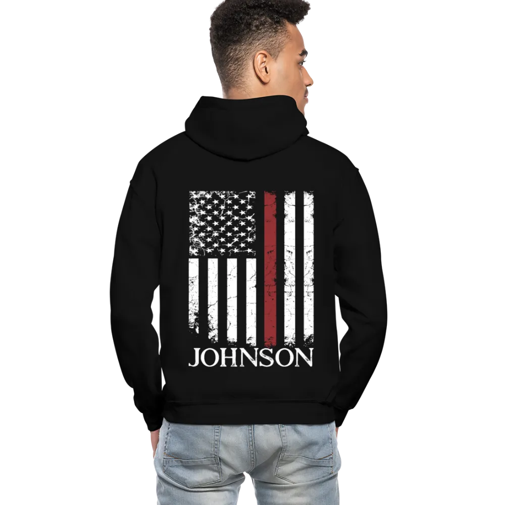 Johnson Firefighter Gildan Heavy Blend Adult Hoodie