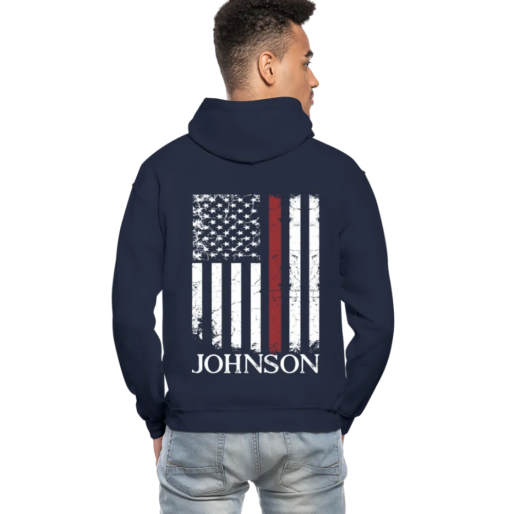 Johnson Firefighter Gildan Heavy Blend Adult Hoodie
