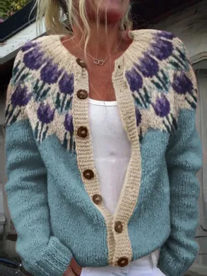 Keysha | Vest with Floral Pattern