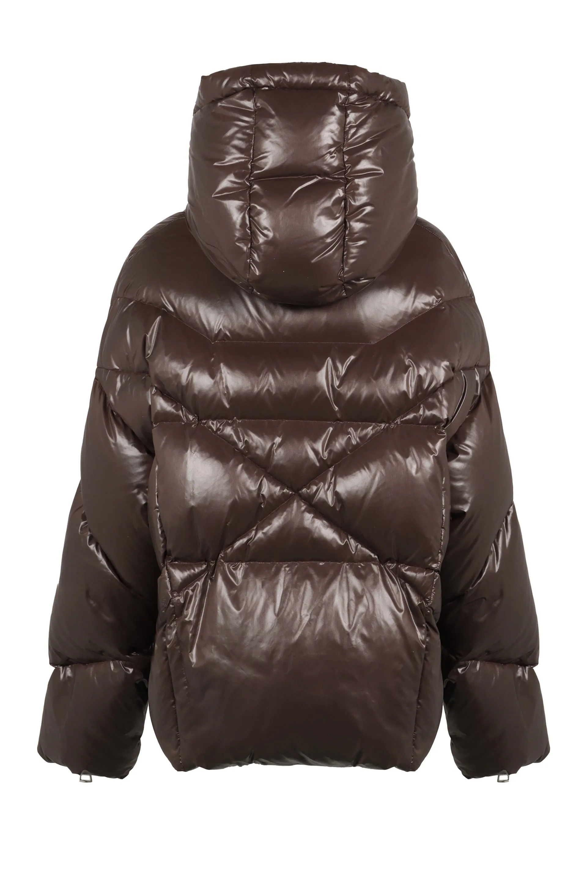 Khris Shiny hooded down jacket