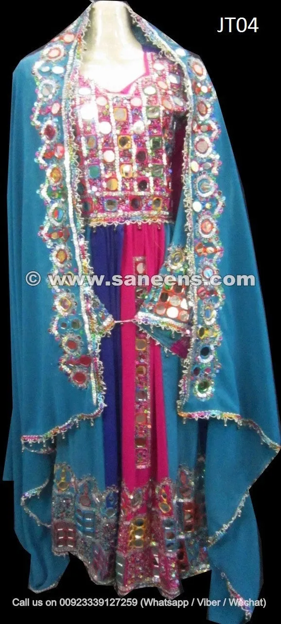 Kochi Dress, Gagra, in Blue Color