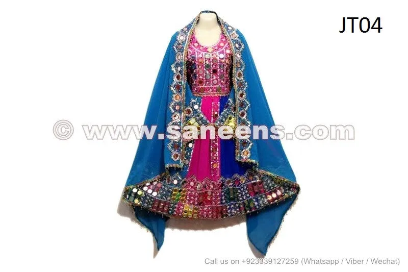 Kochi Dress, Gagra, in Blue Color