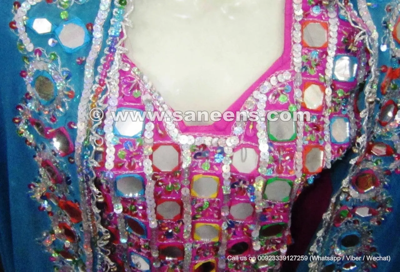 Kochi Dress, Gagra, in Blue Color