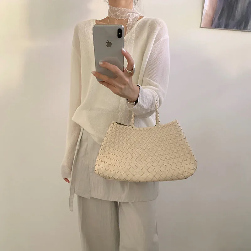 Lace V-neck sweater