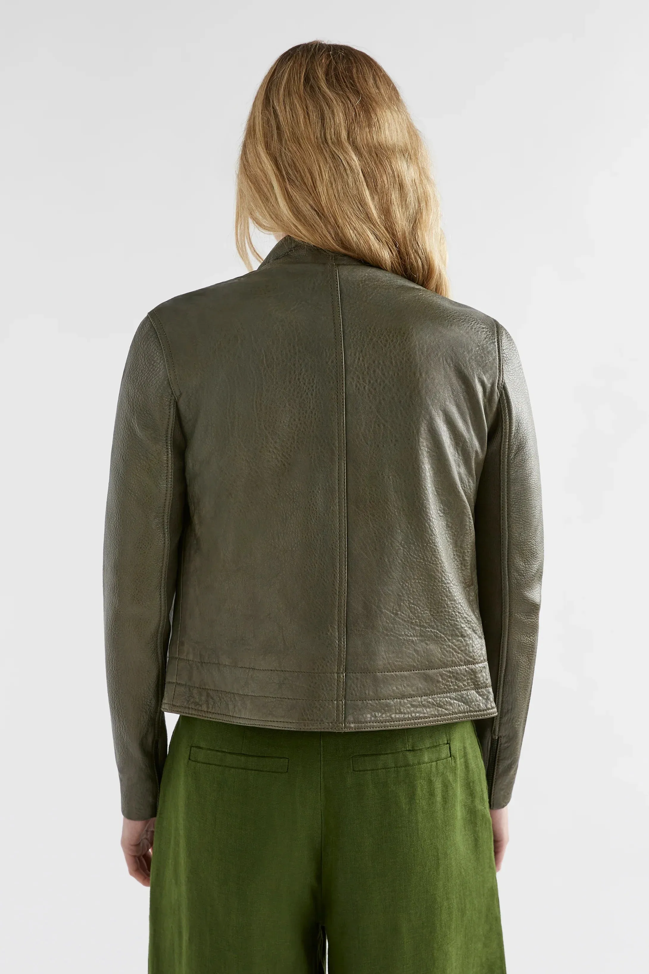 Lader Leather Jacket -Tarmac