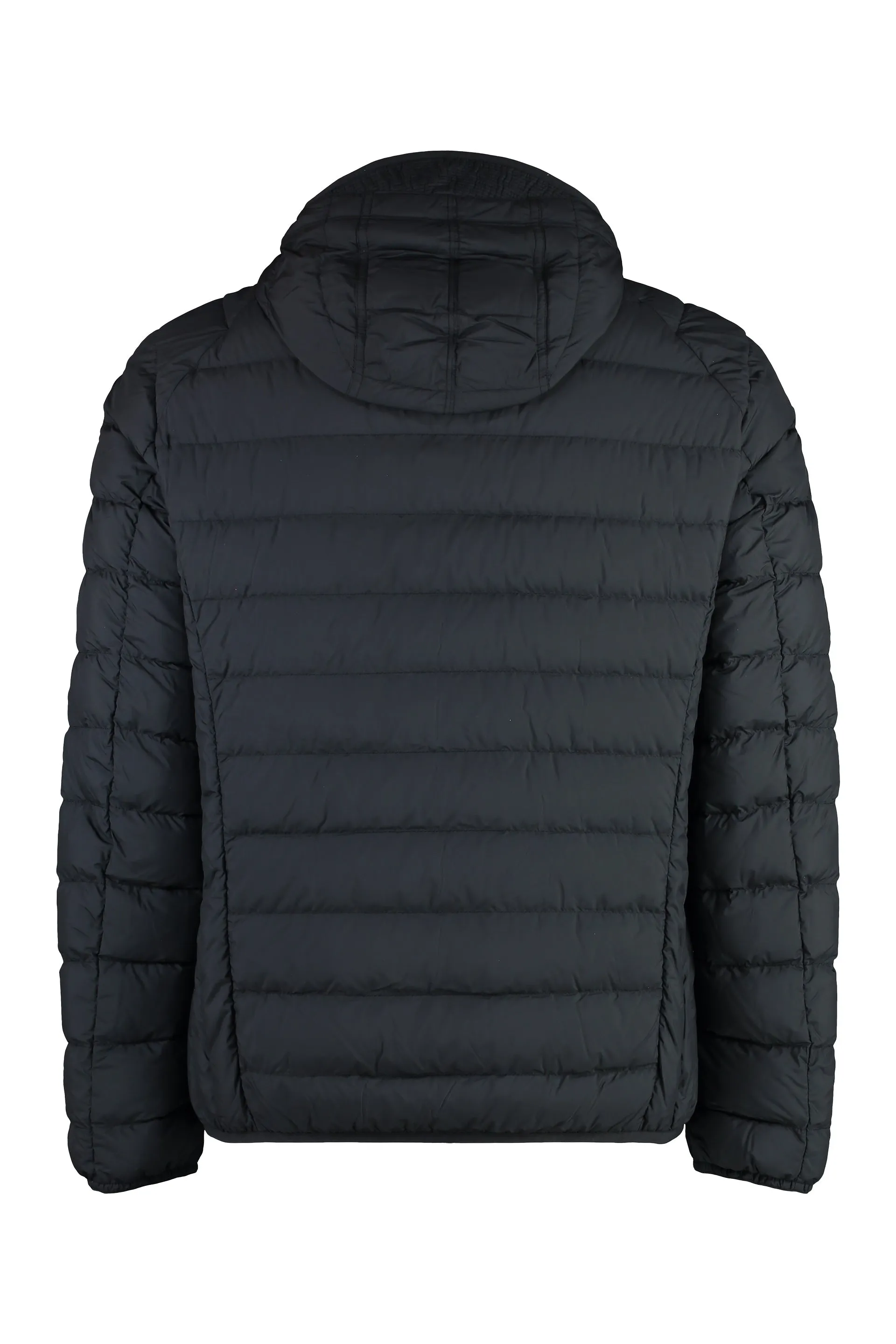 Last Minute Hooded short down jacket