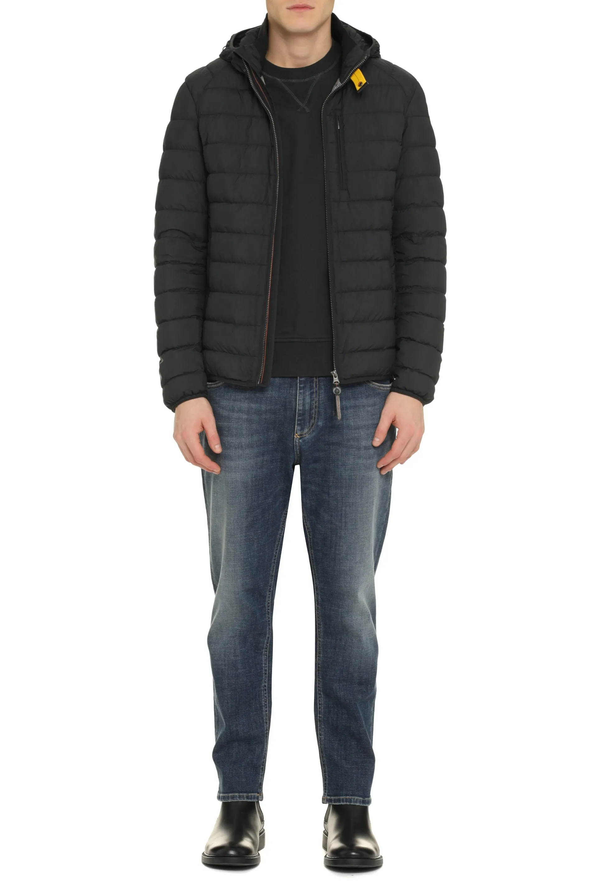 Last Minute Hooded short down jacket