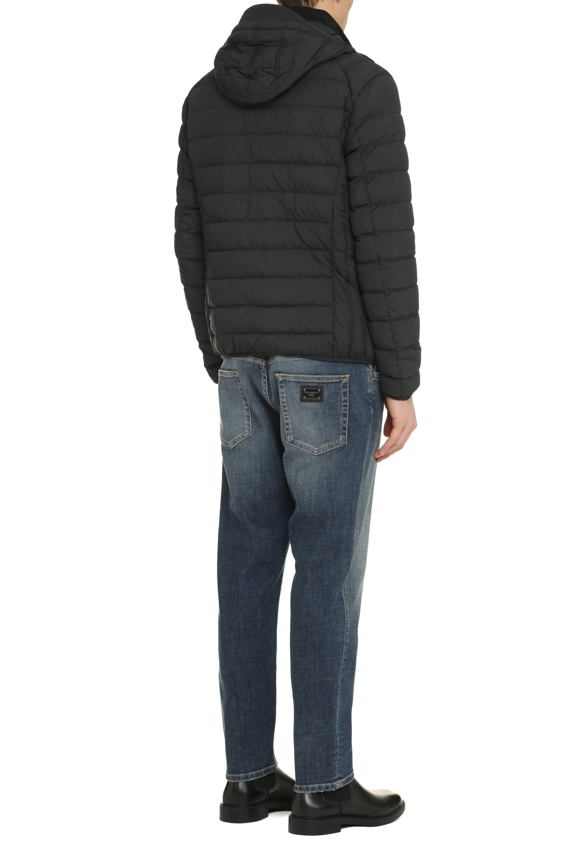 Last Minute Hooded short down jacket