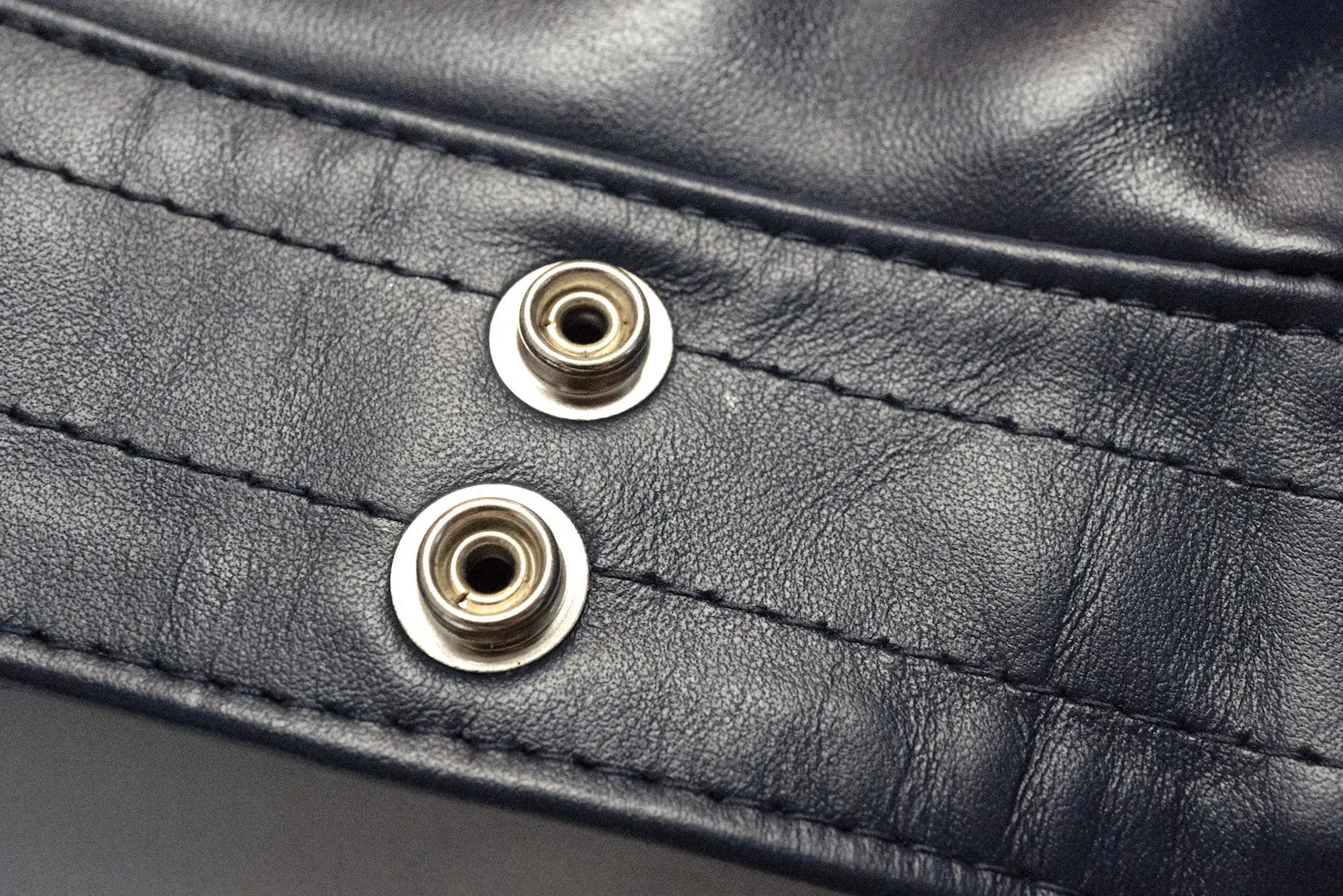 Lewis Leathers 441T Navy Horsehide 'Cyclone' Jacket (Tight fit)