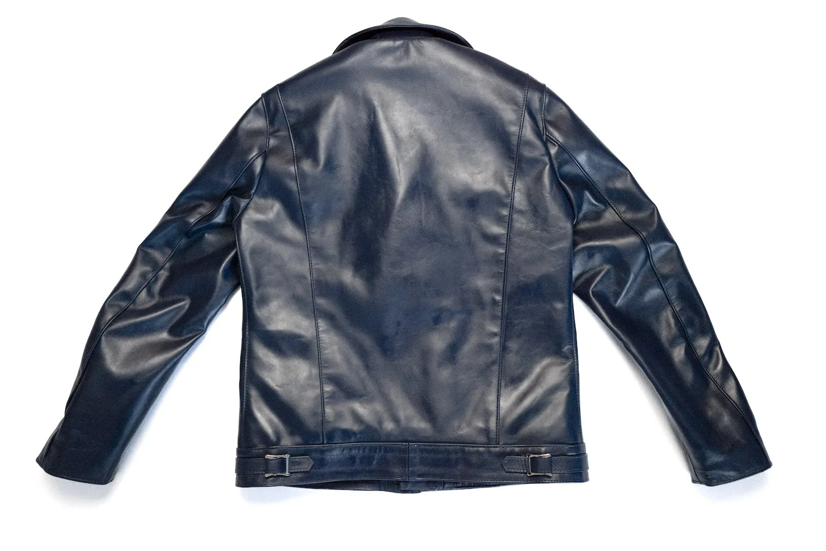 Lewis Leathers 441T Navy Horsehide 'Cyclone' Jacket (Tight fit)