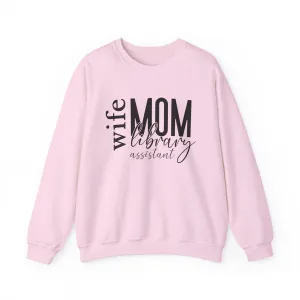 Library Assistant Mom Sweatshirt