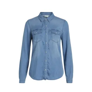 Light Blue Cotton Sweater