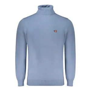 Light Blue Polyester Sweater