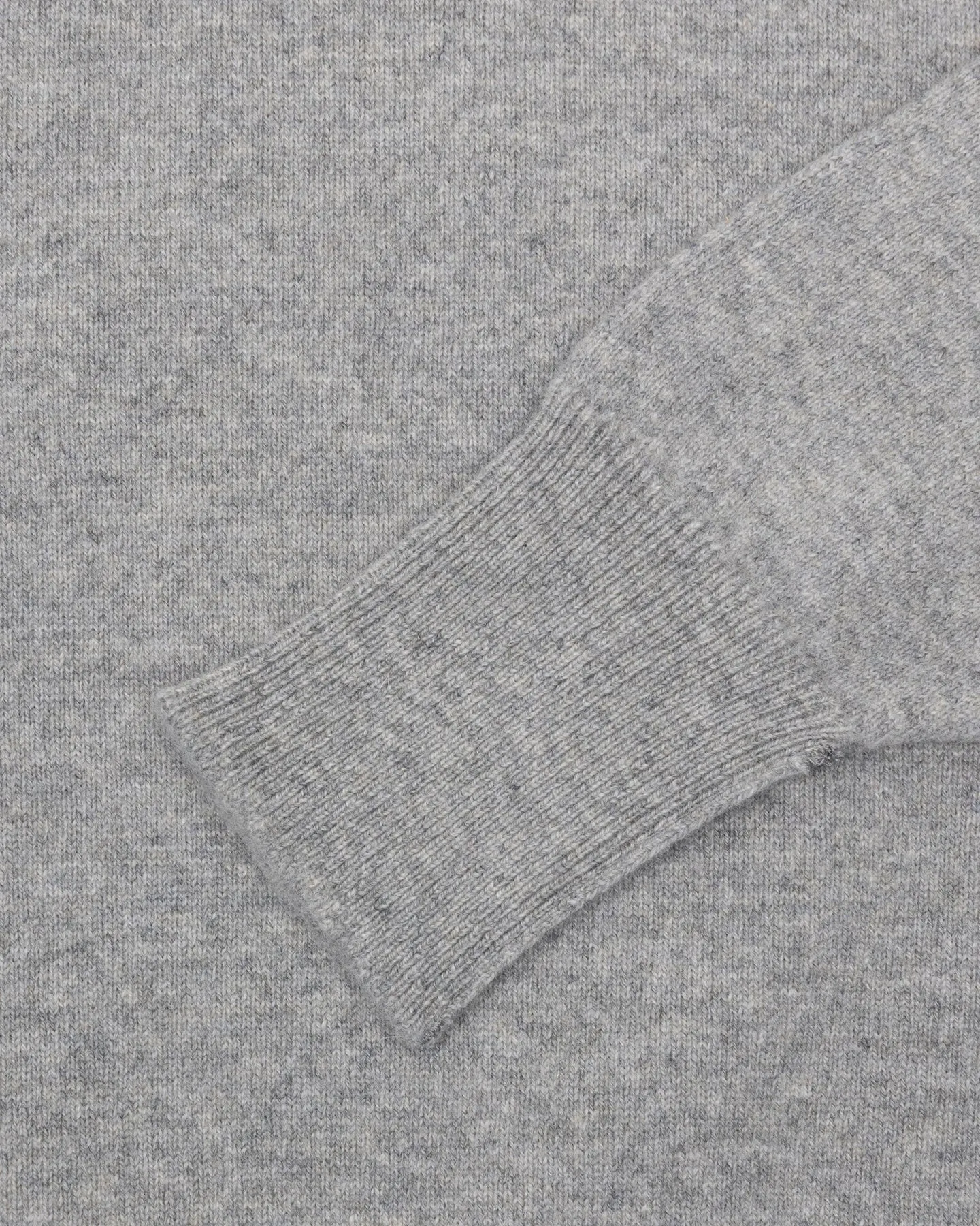Light Grey Lambswool Crew Neck