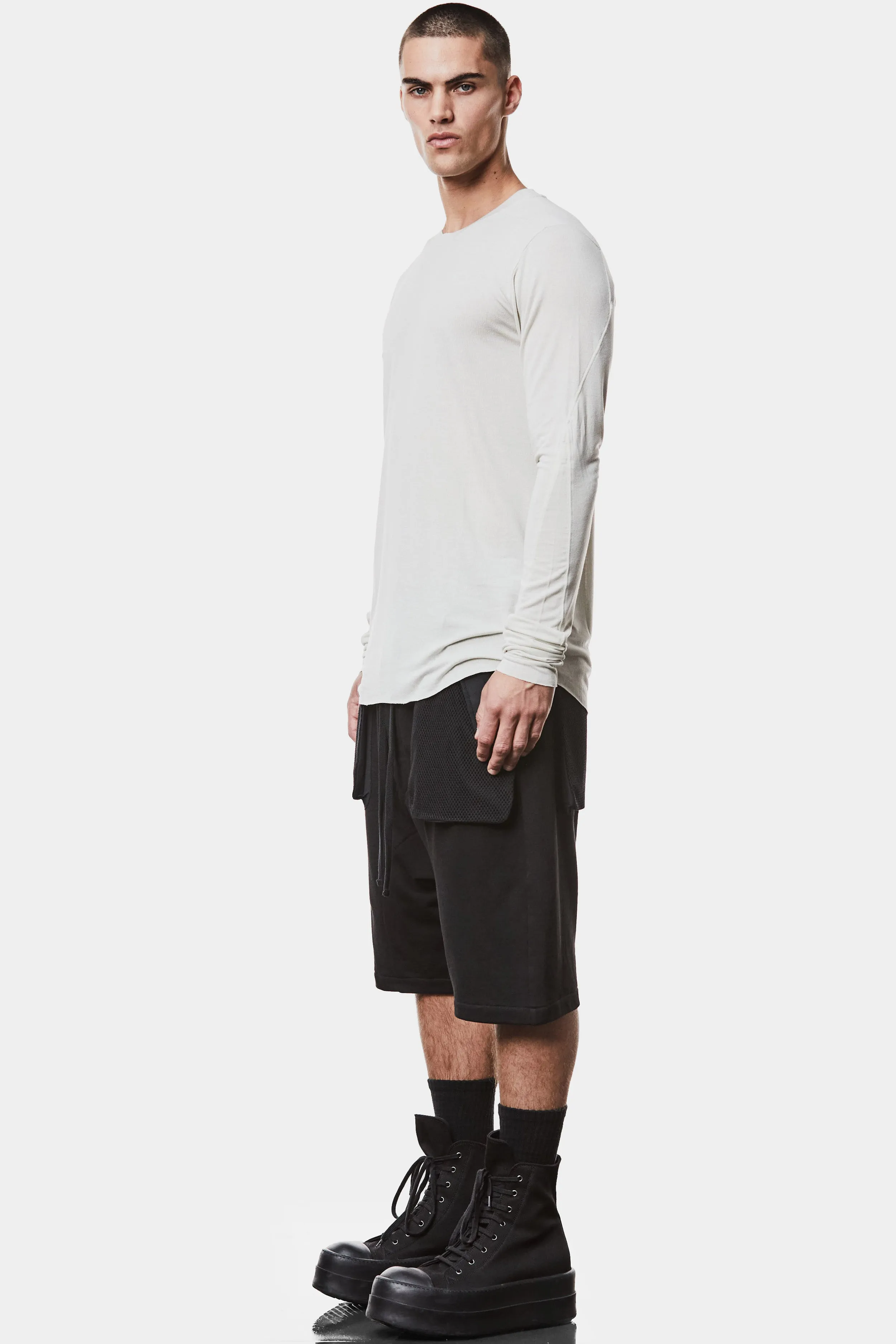 Lightweight long sleeve tee, Dune