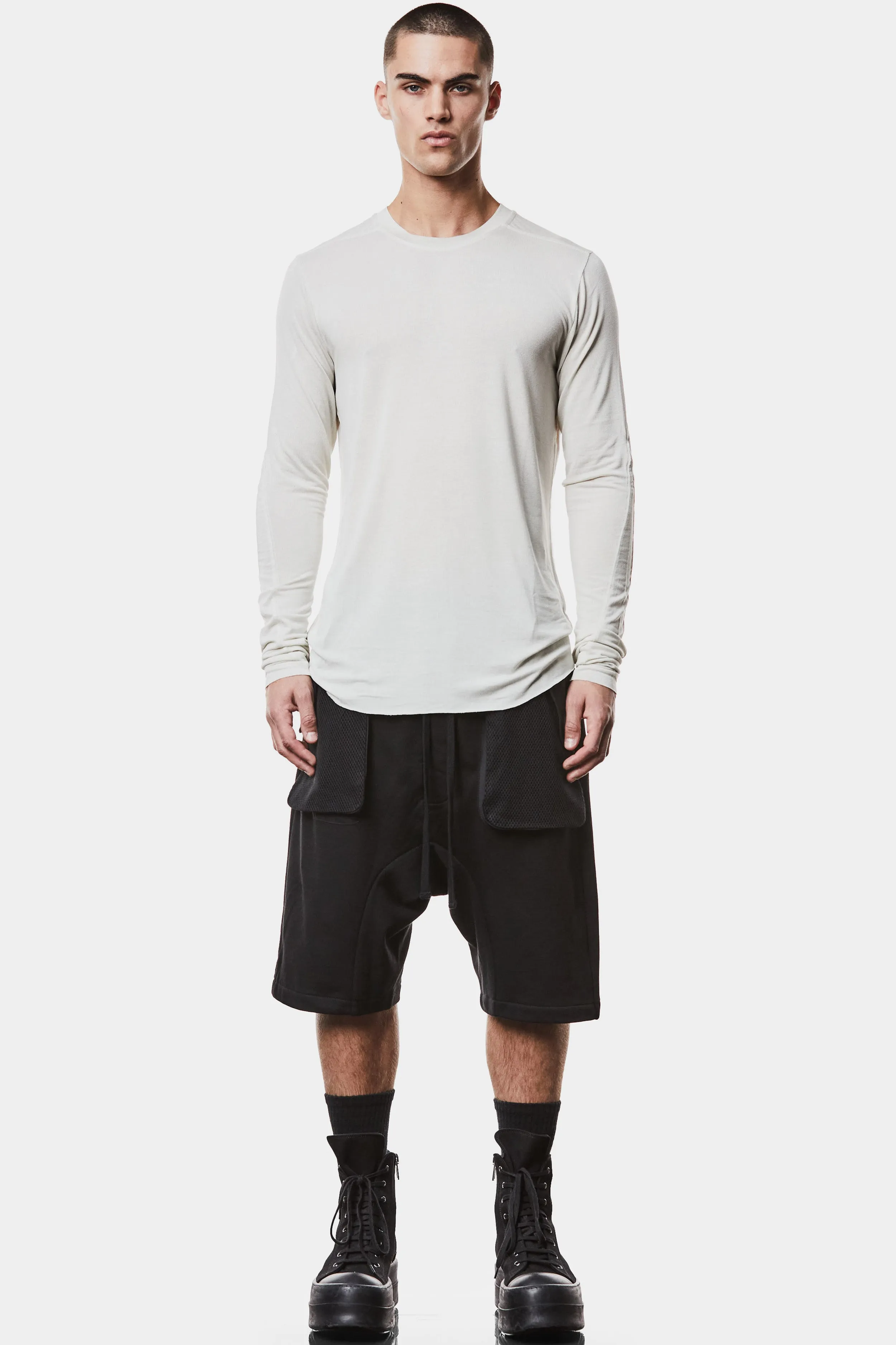 Lightweight long sleeve tee, Dune