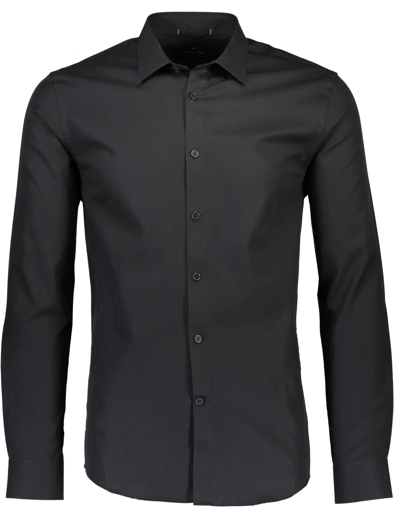 Lindbergh - Fine Cotton Twill Dress Shirt (Black)