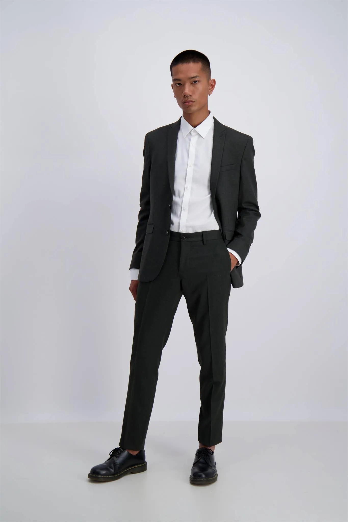 Lindbergh - Fine Cotton Twill Dress Shirt (White)