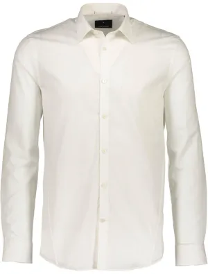Lindbergh - Fine Cotton Twill Dress Shirt (White)