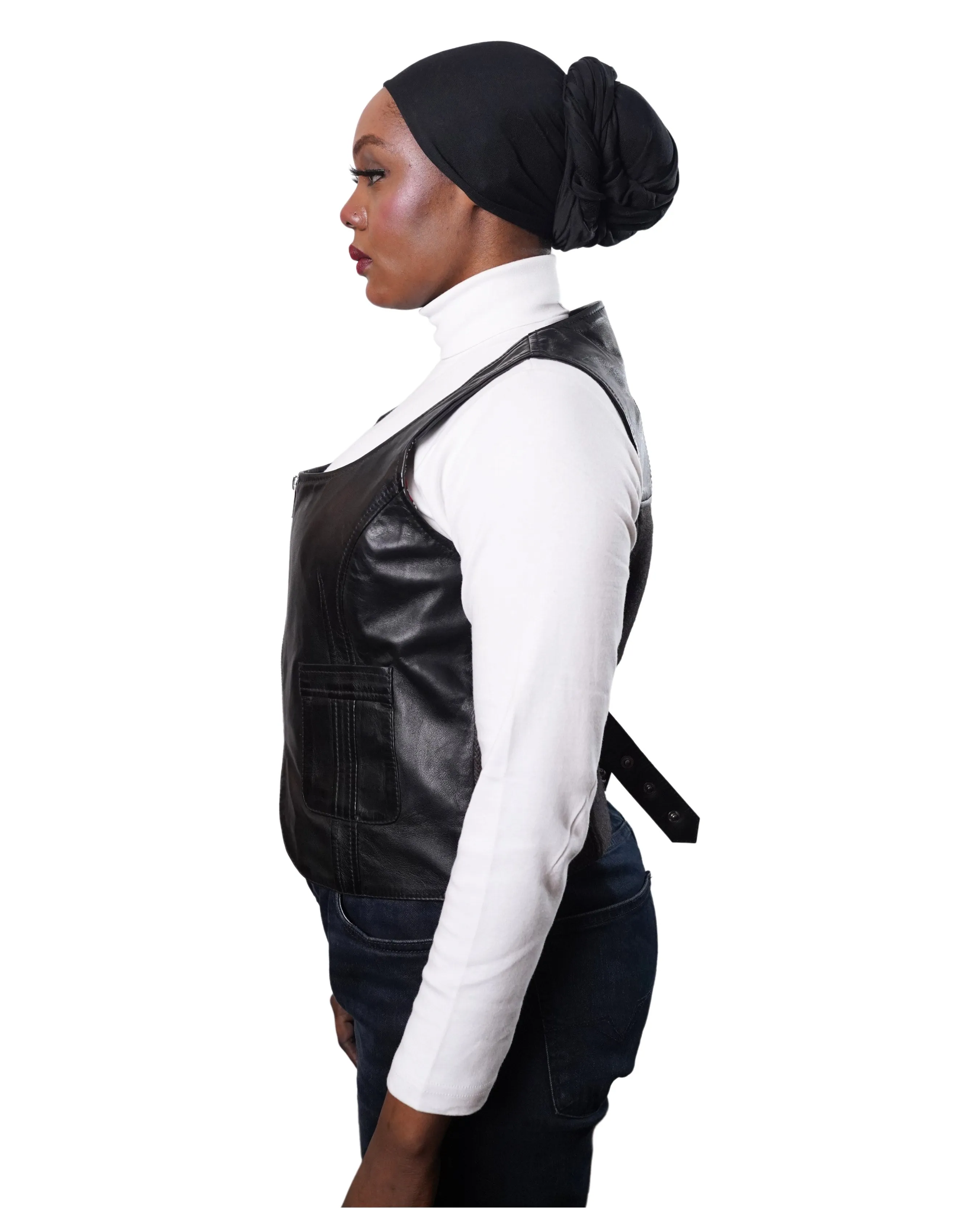 LISA WOMEN RIDER LEATHER VEST
