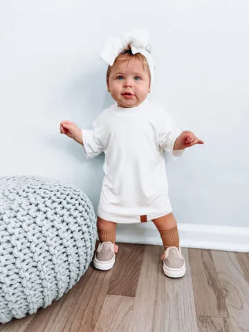 Little Bipsy Oversized Bamboo Tee - White