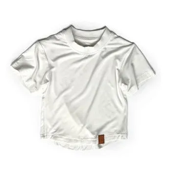 Little Bipsy Oversized Bamboo Tee - White