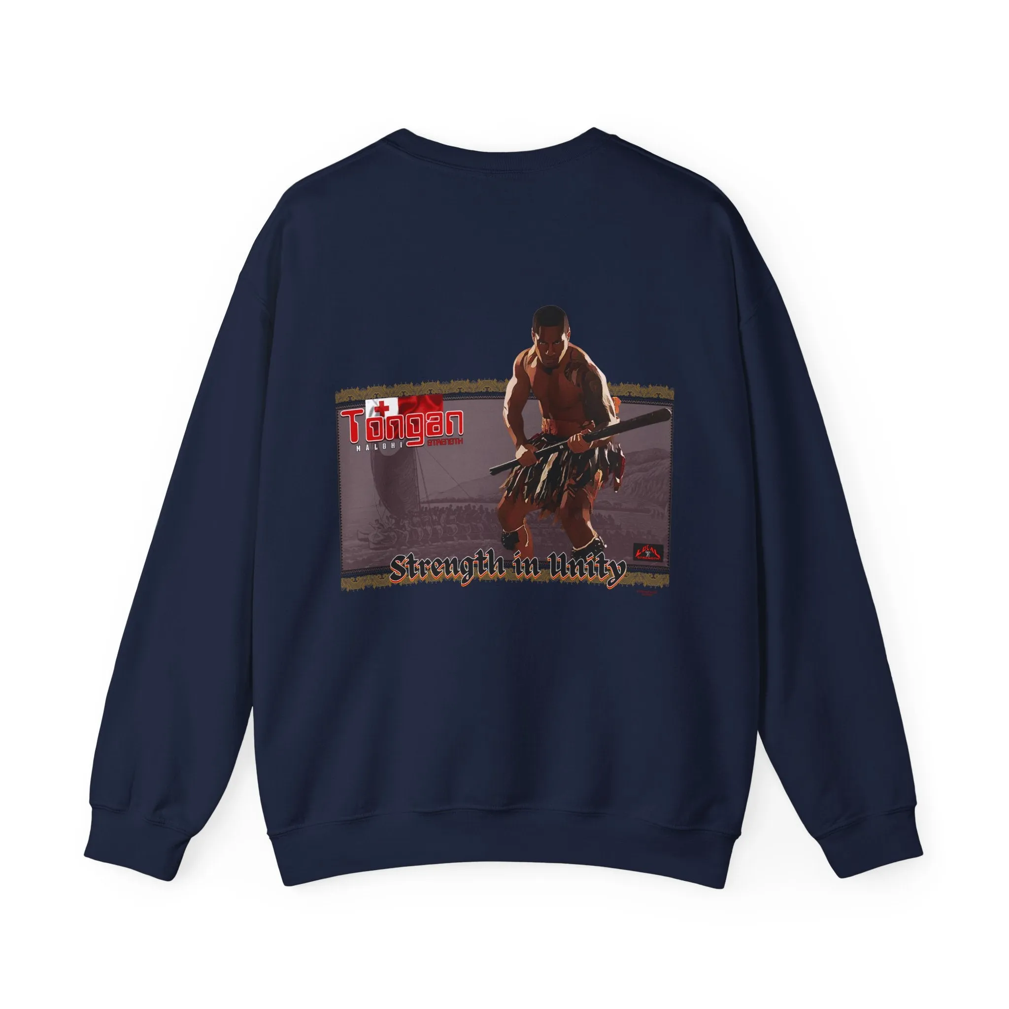 Local Strength Tongan Strength Malohi Stregnth in Unity Unisex Heavy Blend™ Crewneck Sweatshirt