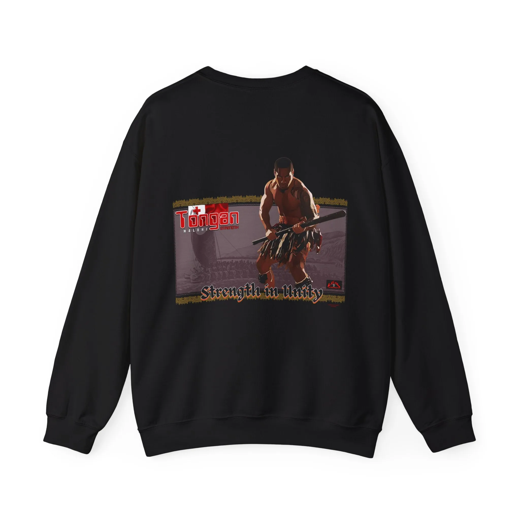 Local Strength Tongan Strength Malohi Stregnth in Unity Unisex Heavy Blend™ Crewneck Sweatshirt