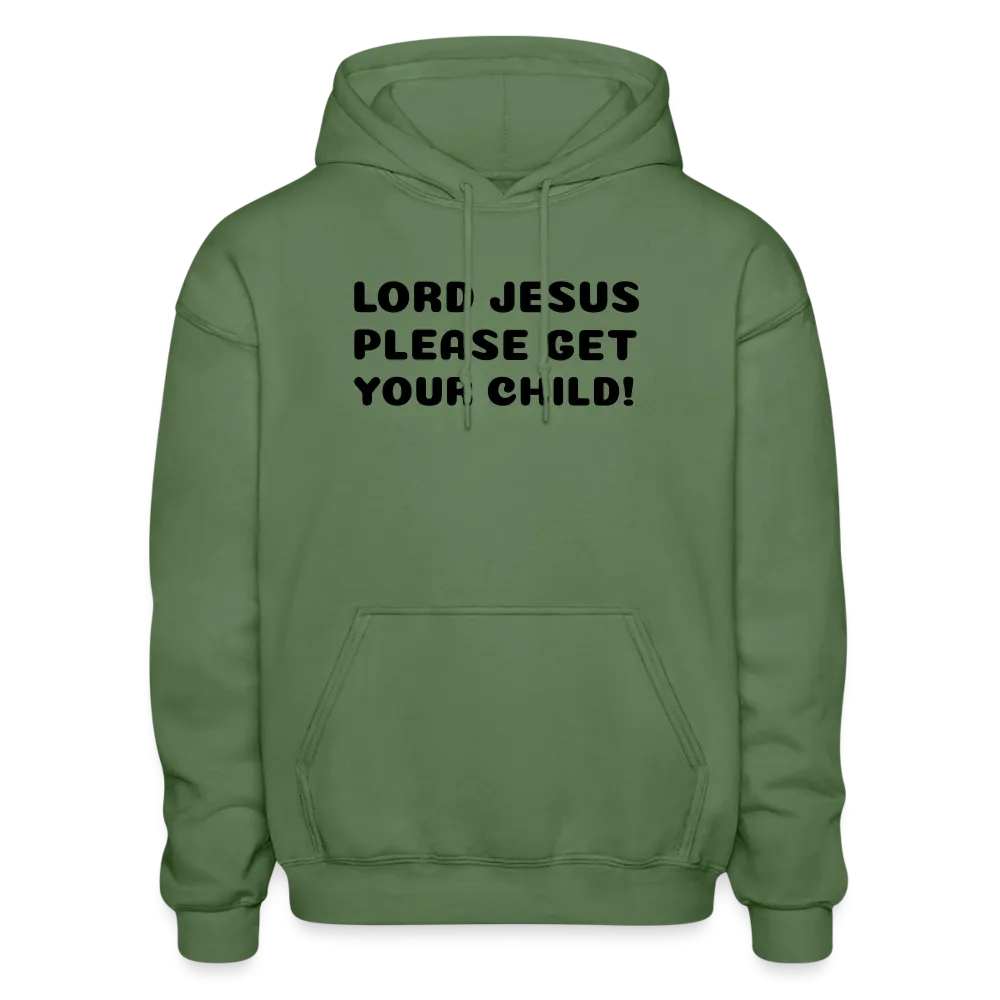 Lord Jesus Please, Gildan Heavy Blend Adult Hoodie