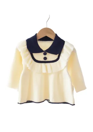 Lovely Fall Two Button Sweater