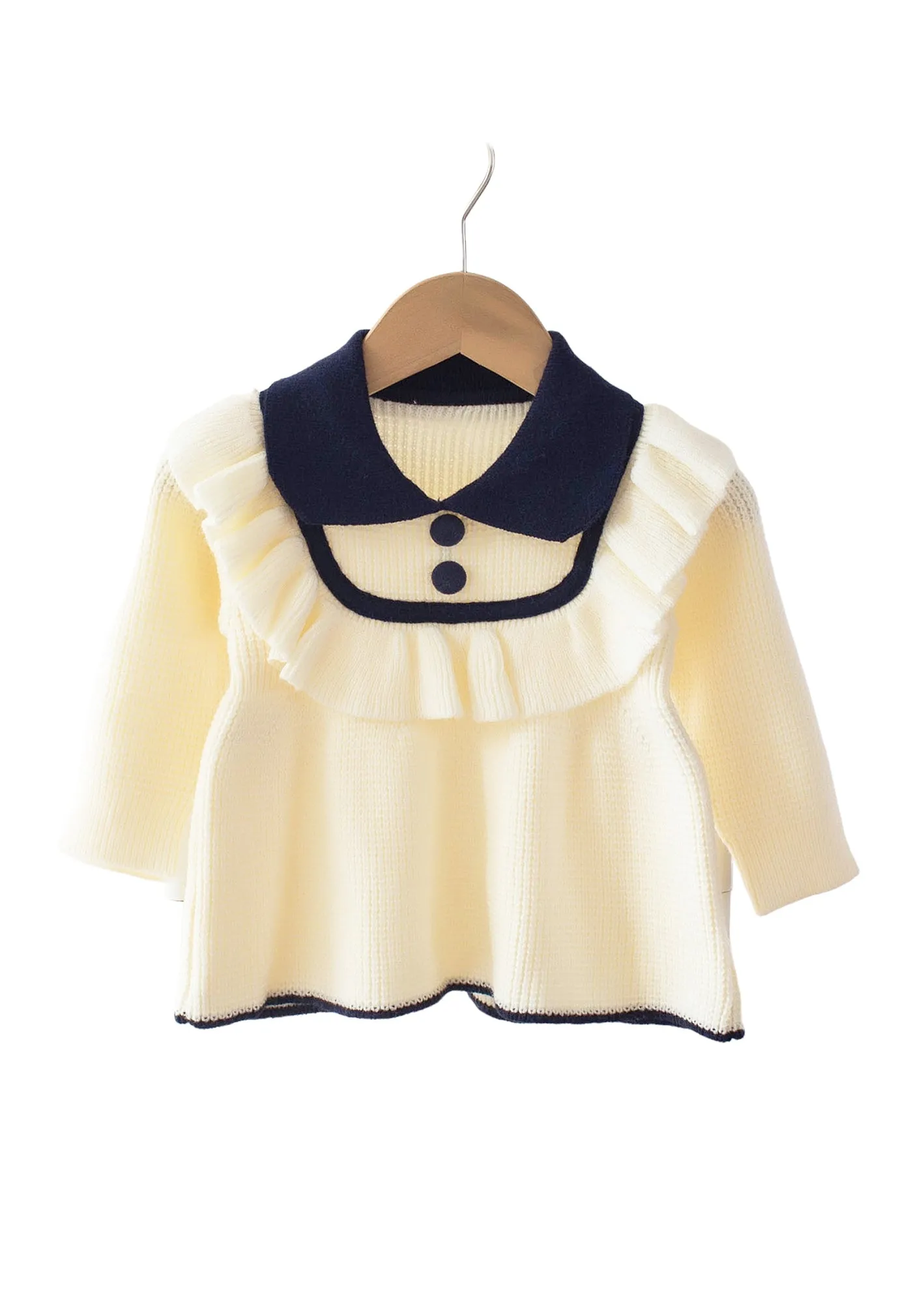 Lovely Fall Two Button Sweater
