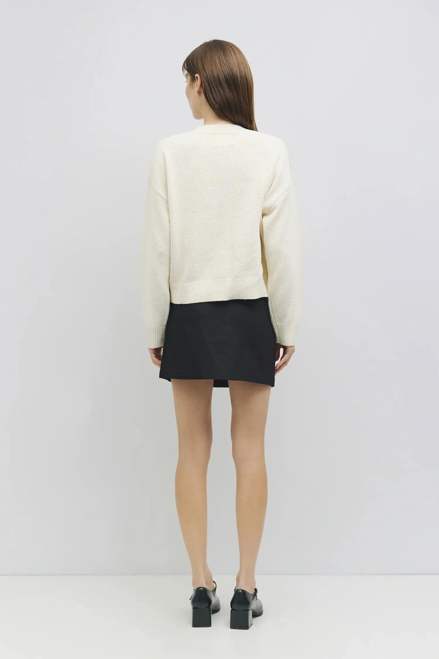 LUCY CREAM KNIT CARDIGAN