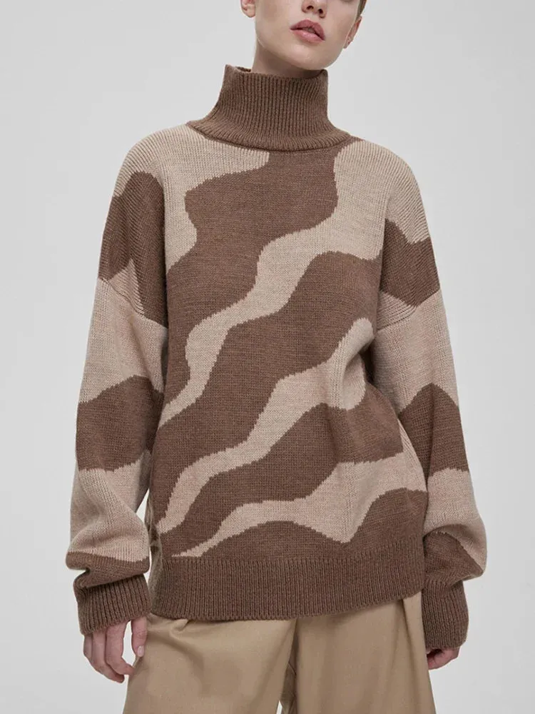 Maisy | Oversized Turtle-Neck Sweater