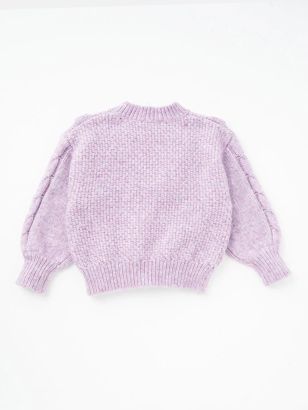 Marnie Lilac Scalloped Frill Jumper