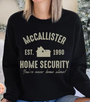 McCallister Home Security sweatshirt