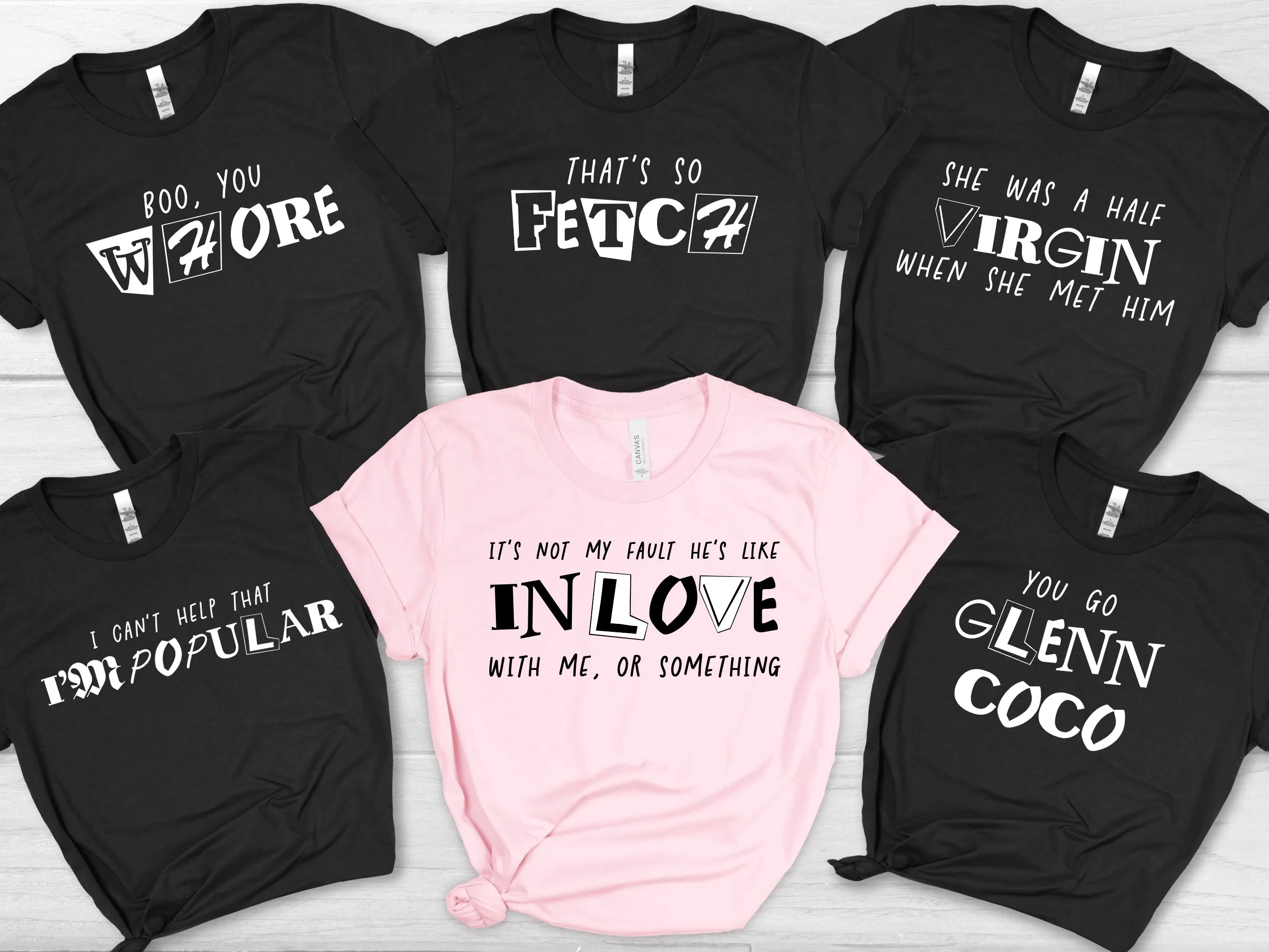 Mean Girls Hen Party Shirt, Burn Book Matching Bridal Party T Shirt