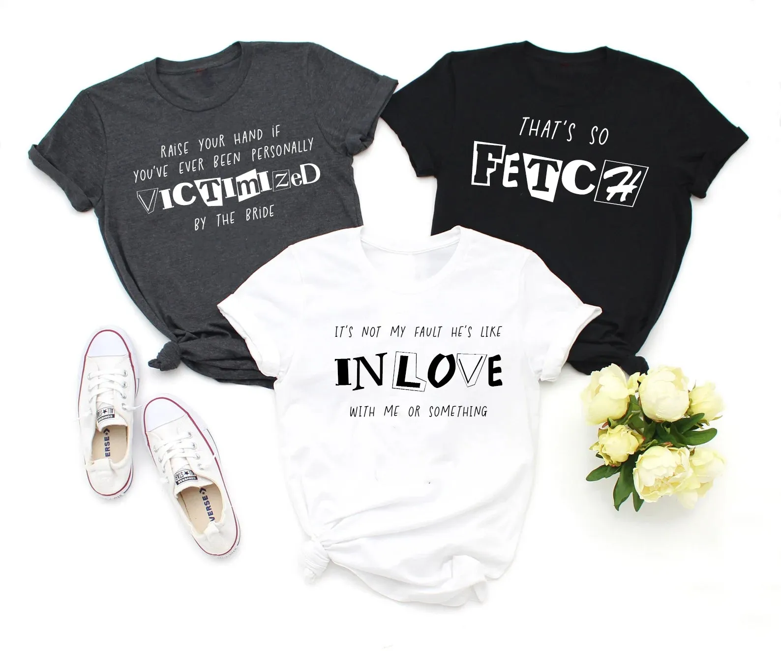 Mean Girls Hen Party Shirt, Burn Book Matching Bridal Party T Shirt