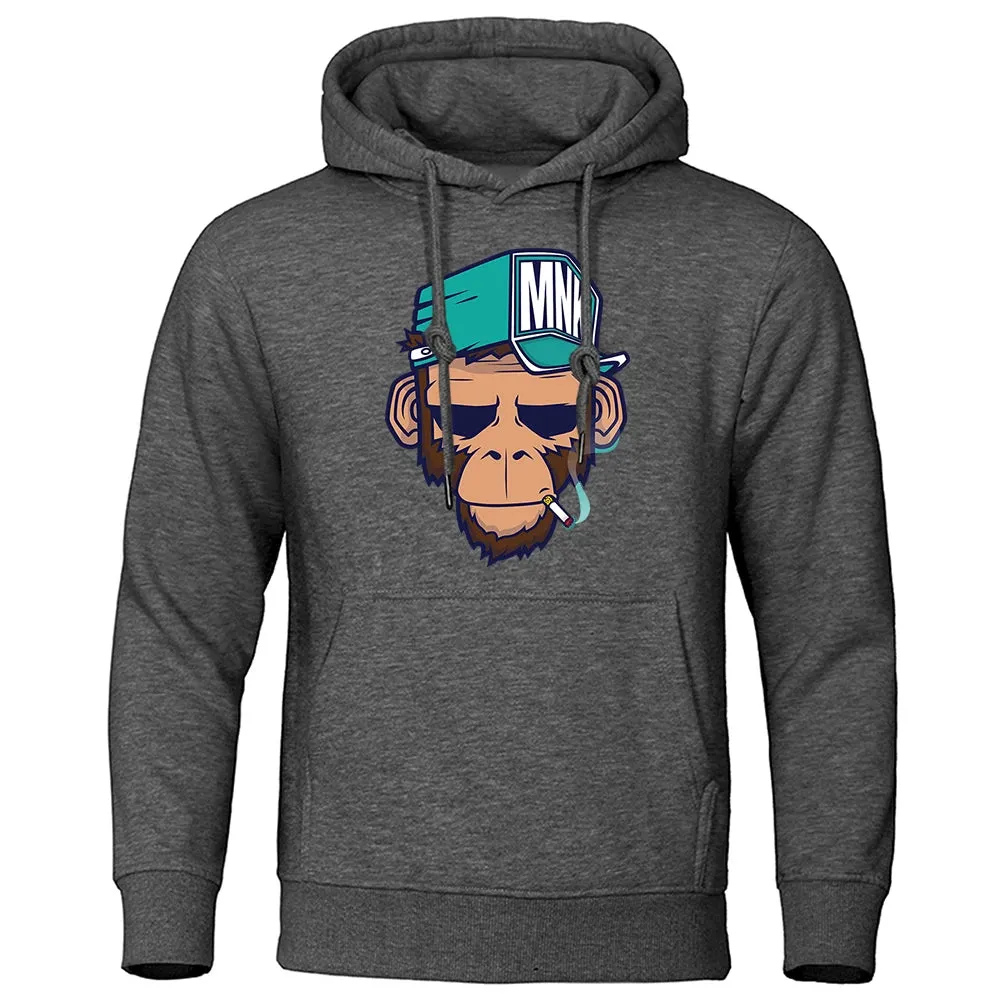 Men's Warm Hip Hop Fleece Streetwear Hoodie