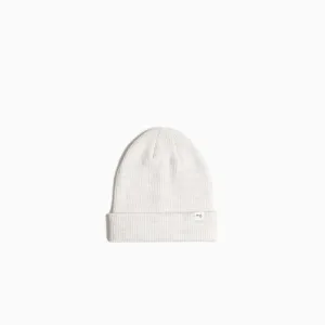 Merino Wool Ribbed Beanie -Northern Grey