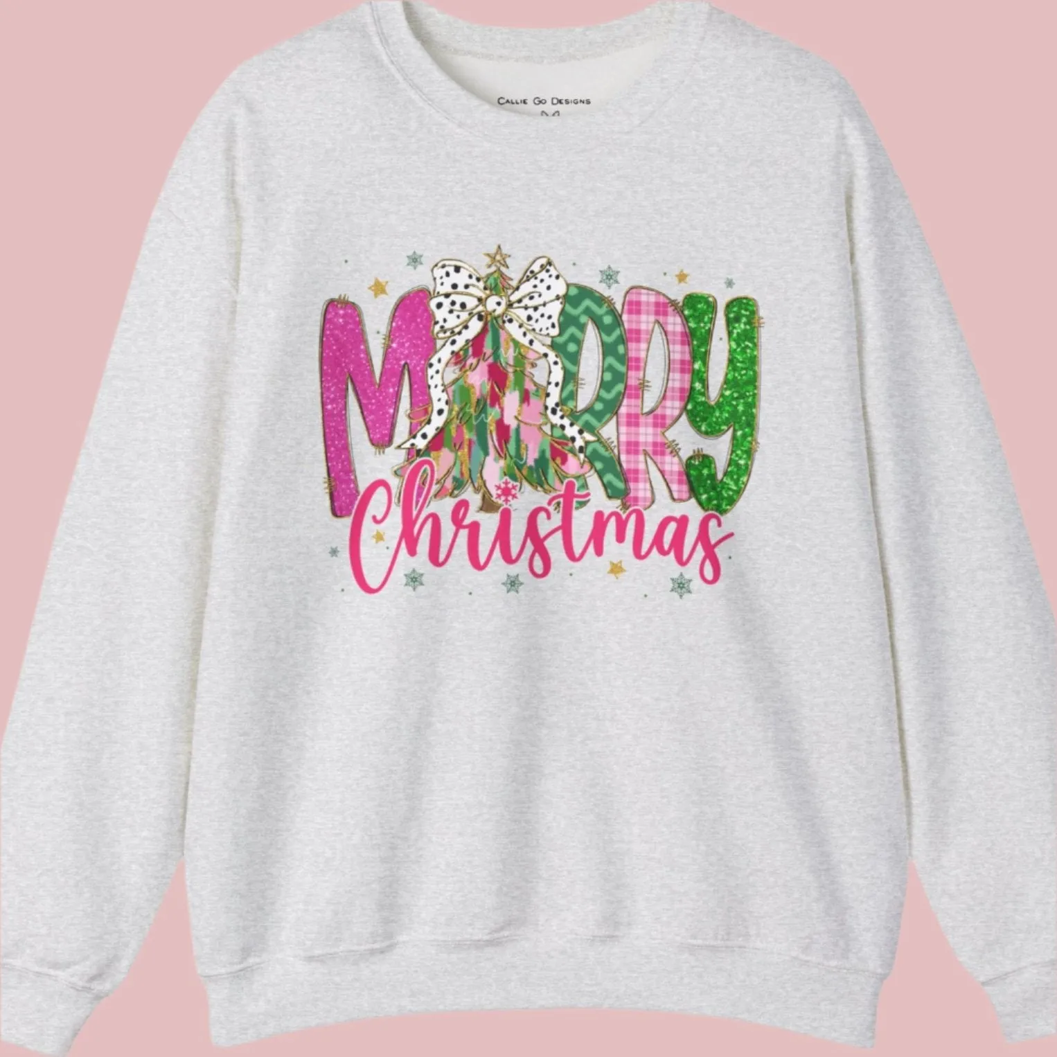 Merry Christmas Festive Unisex Heavy Blend™ Crewneck Sweatshirt