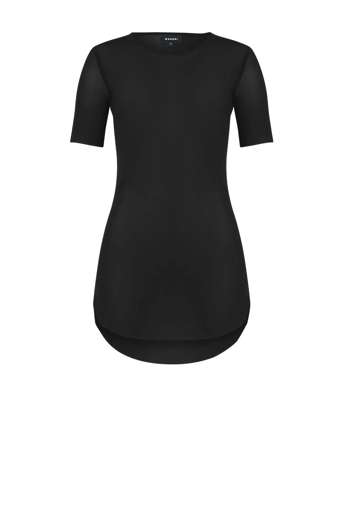 mesh tee skin / black