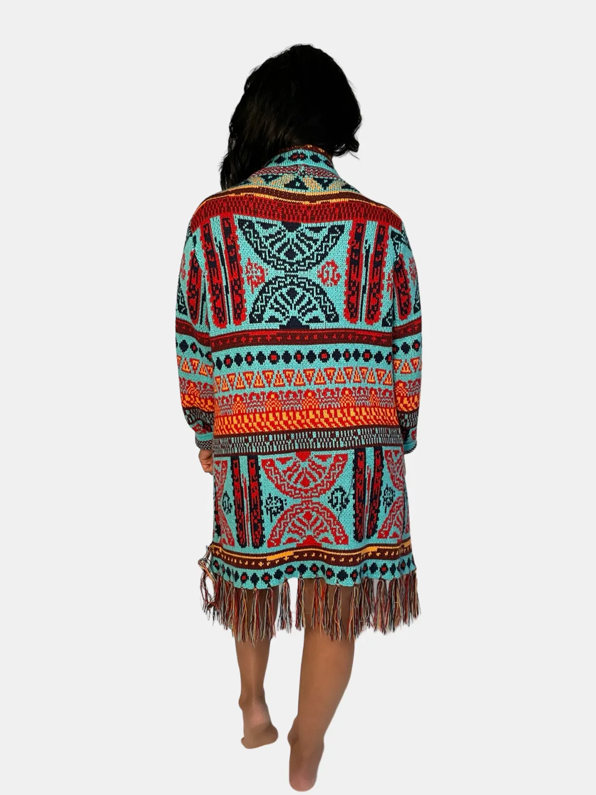Mexica Goddess Cardigan: Modern Style Elevated