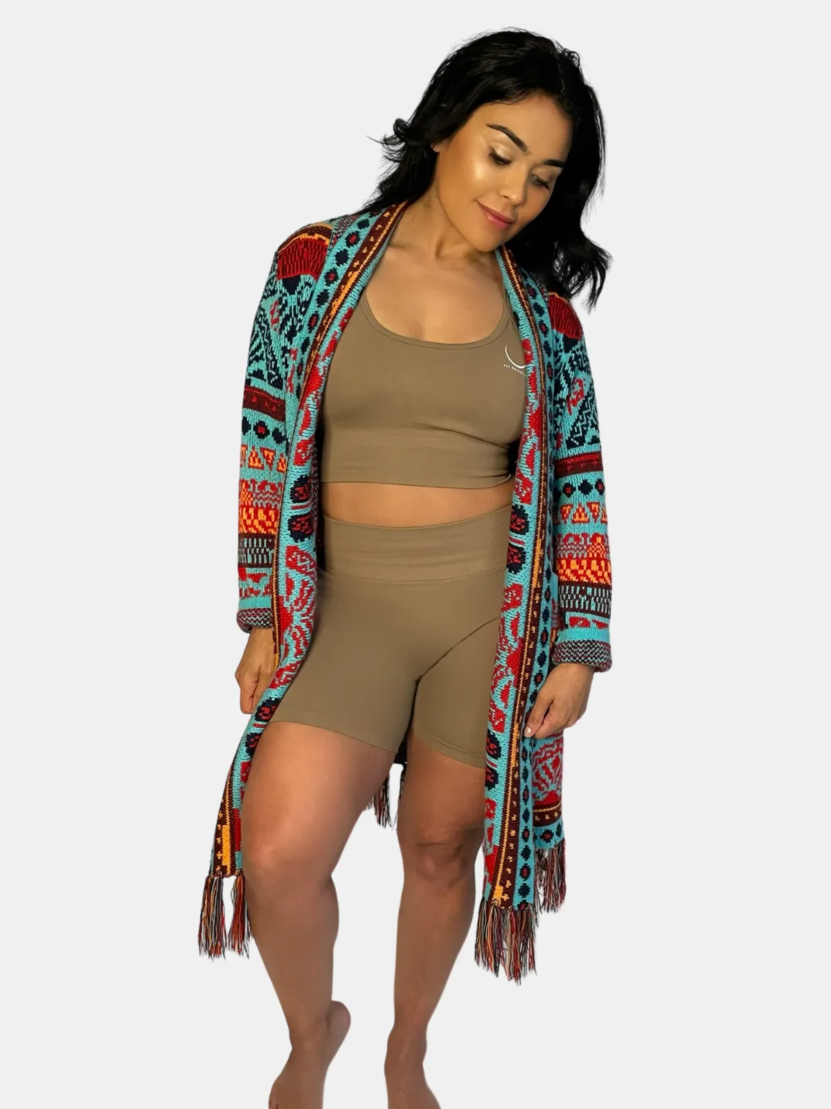 Mexica Goddess Cardigan: Modern Style Elevated