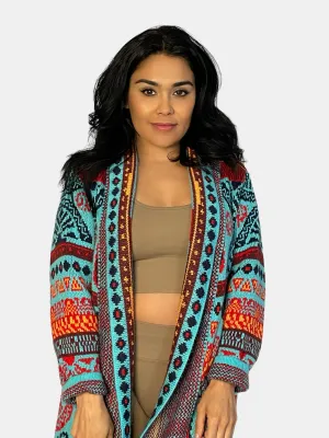 Mexica Goddess Cardigan: Modern Style Elevated