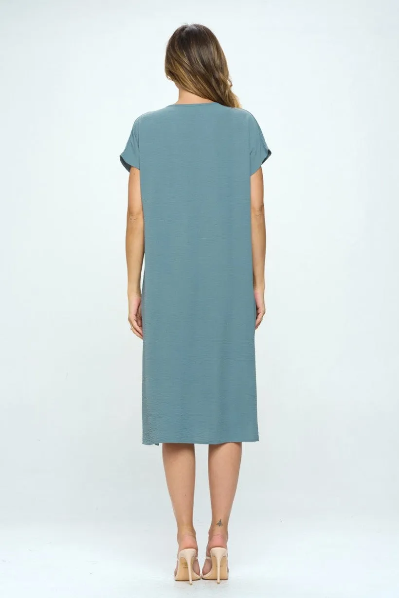 Mimi V-Neck T-Shirt Maxi Dress