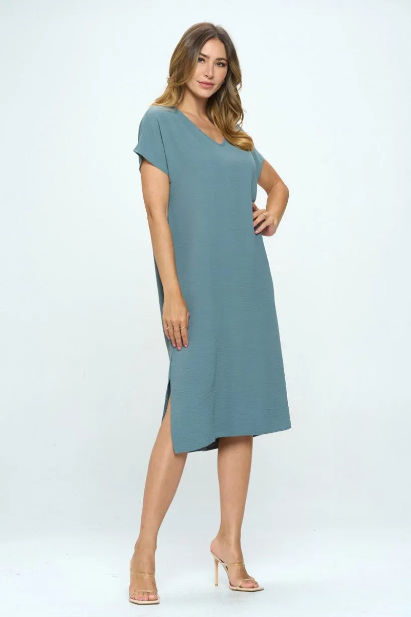 Mimi V-Neck T-Shirt Maxi Dress