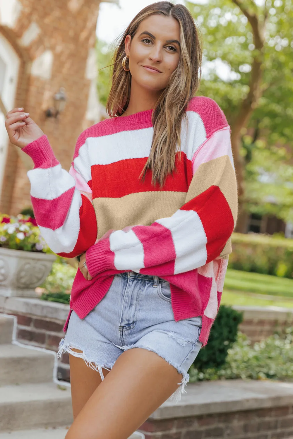 Mix Horizon Stripes Sweater